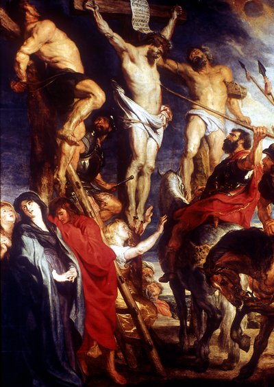 The Lance Blow by Peter Paul Rubens