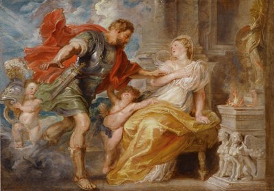 Mars and Rhea Silvia by Peter Paul Rubens