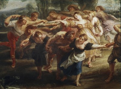 Peasant dance (detail) by Peter Paul Rubens