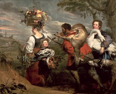 Peasants Going to Market by Peter Paul Rubens