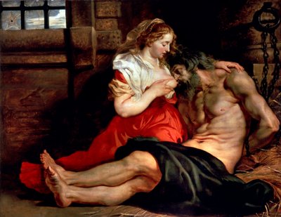 Roman Charity, c1612 by Peter Paul Rubens
