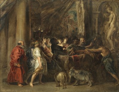 Sacrifice in a Temple by Peter Paul Rubens