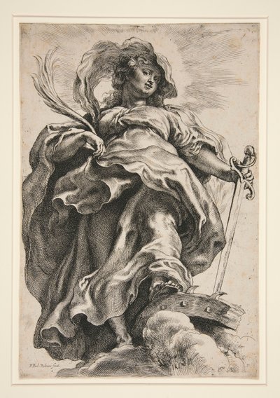 Saint Catherine in the Clouds by Peter Paul Rubens