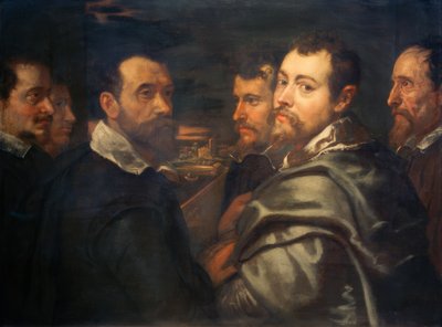 Self-Portrait in the Circle of Mantuan Friends by Peter Paul Rubens