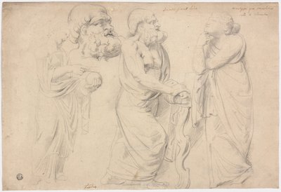 Studies of a Roman Sarcophagus by Peter Paul Rubens