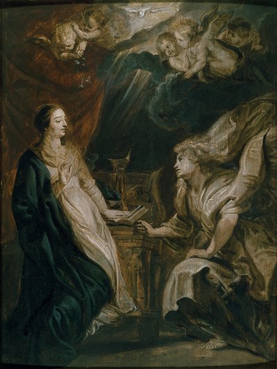 The Annunciation, c1609 by Peter Paul Rubens