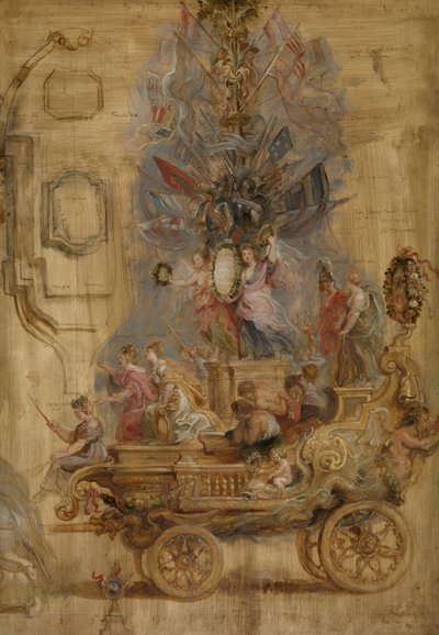 The Triumphal Chariot of Kallo by Peter Paul Rubens