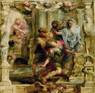 The death of Achilles by Peter Paul Rubens