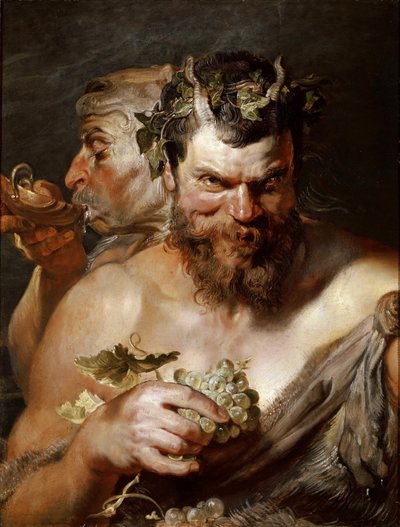 Two Satyrs by Peter Paul Rubens