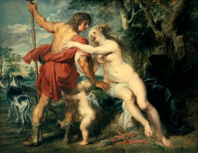 Venus and Adonis, c1630 by Peter Paul Rubens