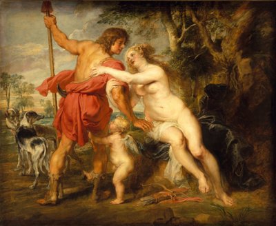 Venus and Adonis by Peter Paul Rubens