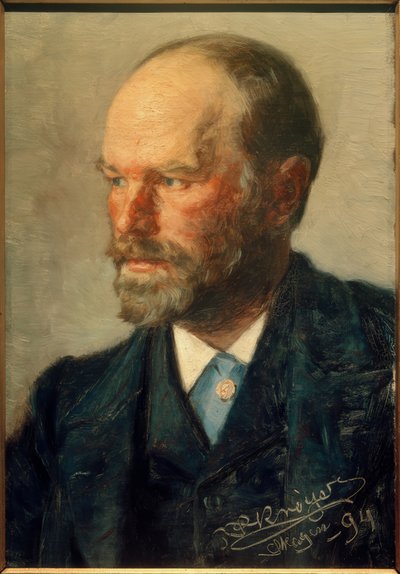 Portrait of the Painter Michael Ancher by Peder Severin Krøyer