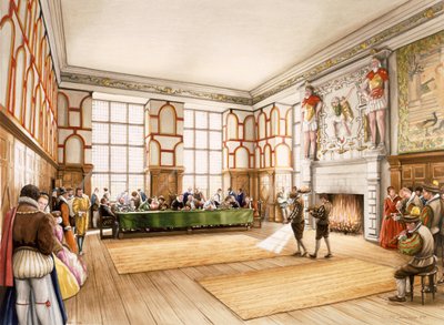 Hardwick Old Hall, c1590 by Peter Urmston
