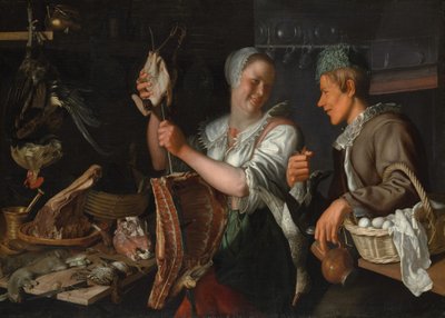 Kitchen Scene, 1620s by Peter Wtewael