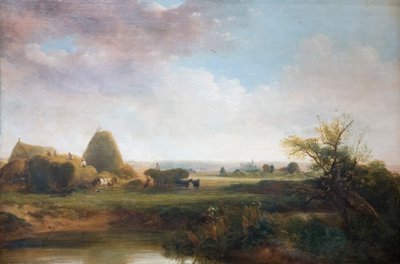 Haymaking by Peter de Wint