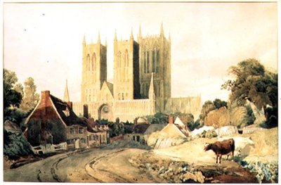 Lincoln Cathedral by Peter de Wint