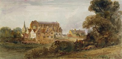 Malmesbury Abbey, Wiltshire by Peter de Wint