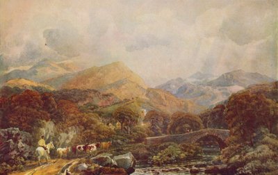 Mountainous Landscape, c19th century by Peter de Wint