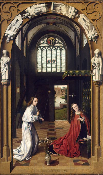 The Annunciation, 1452 by Petrus Christus