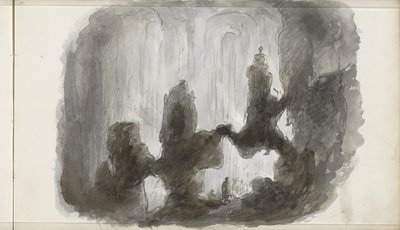 Stalactite Cave by Petrus Johannes Schotel