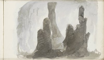 Stalagmites by Petrus Johannes Schotel
