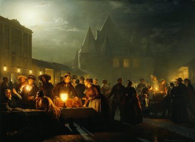 The Book Fair by Petrus van Schendel