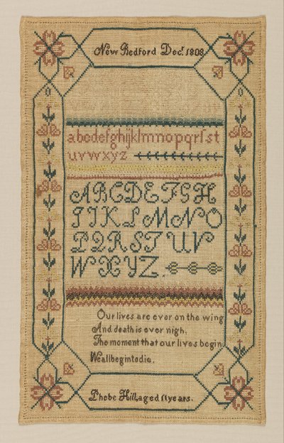 Sampler by Phebe Hill