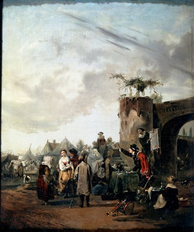 A Charlatan by Philibert Louis Debucourt