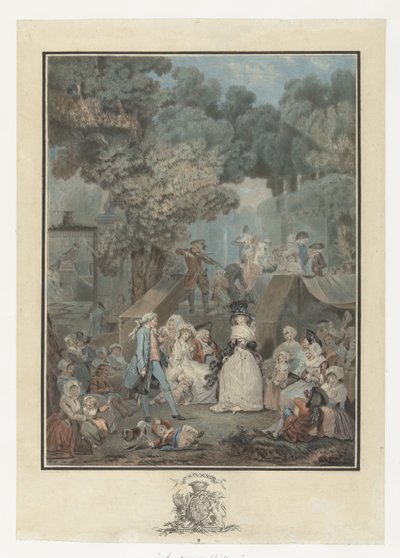 Wedding Feast by Philibert Louis Debucourt