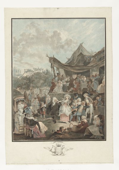 Dancing Bride by Philibert Louis Debucourt