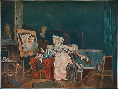 Les Deux Baisers by Philibert Louis Debucourt