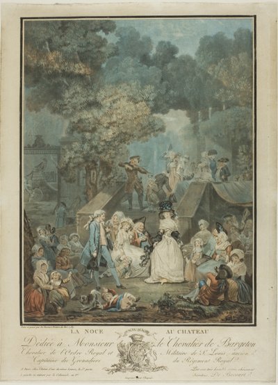 The Night at the Chateau by Philibert Louis Debucourt