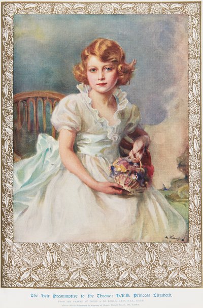 Princess Elizabeth, aged 7 by Philip Alexius de (after) Laszlo