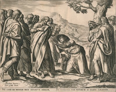 Christ and the Woman of Canaan by Philip Galle