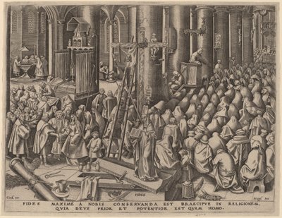 Faith by Philip Galle after Pieter Bruegel the Elder