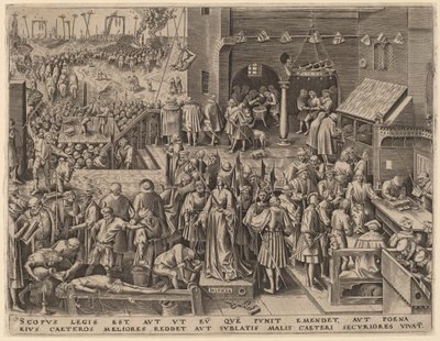 Justice by Philip Galle after Pieter Bruegel the Elder