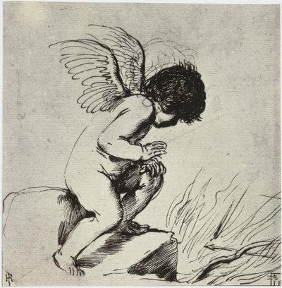 A Cupid by Philip Henry Delamotte