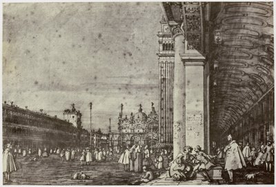 Canaletto, Piazza di San Marco by Philip Henry Delamotte
