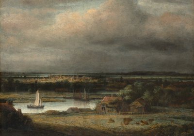 Wide River Landscape, ca. 1648-49 by Philip Koninck