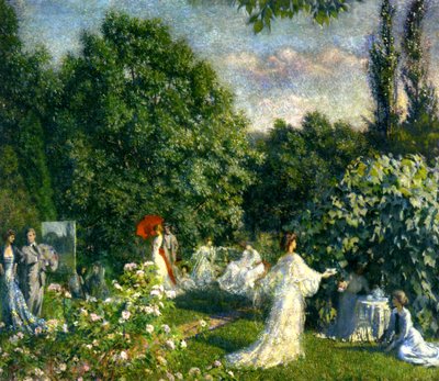 A Garden Party, c.1890-99 by Philip Leslie Hale