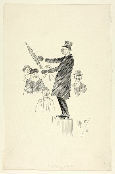 A Stump Orator by Philip William May