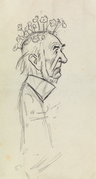 Caricature Portrait of Gladstone by Philip William May