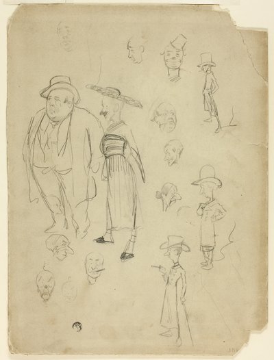 Caricatures of Gentlemen by Philip William May