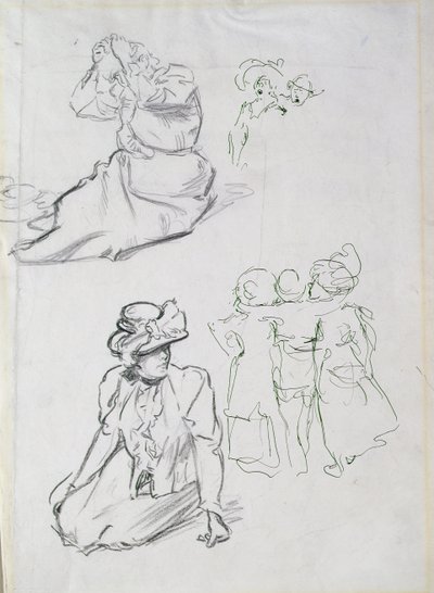 Studies at Hampstead Heath by Philip William May
