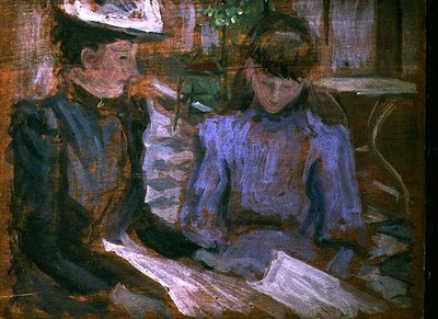 Mother and Daughter, Boulogne, c.1894 by Philip Wilson Steer