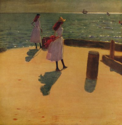 On Walberswick Pier, c1887, c1915 by Philip Wilson Steer