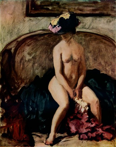 Seated Nude: The Black Hat by Philip Wilson Steer