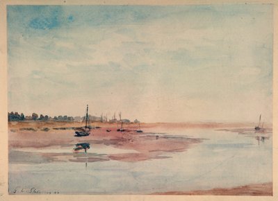 Stranded Fishing Boats, Maldon by Philip Wilson Steer