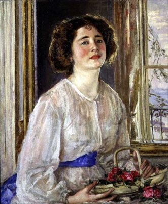 The Blue Sash by Philip Wilson Steer