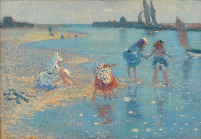 Walberswick, Children Paddling, 1891 by Philip Wilson Steer
